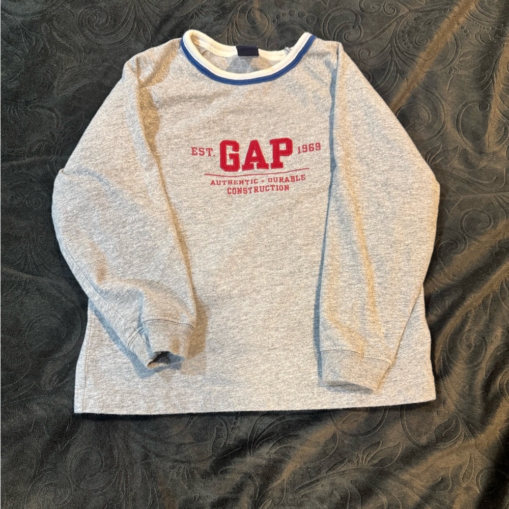 GAP Kids Gray Long Sleeve Shirt
